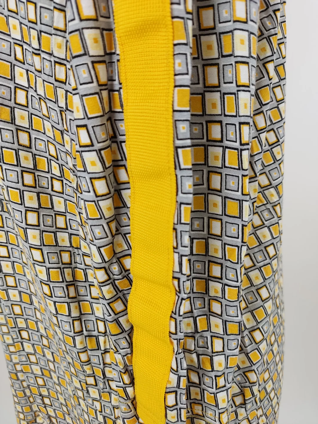T-Shirt "Laura Torelli", dreiviertelarm mit Rundhalsausschnitt, gelb/gemustert, Größe XL – Bild 3