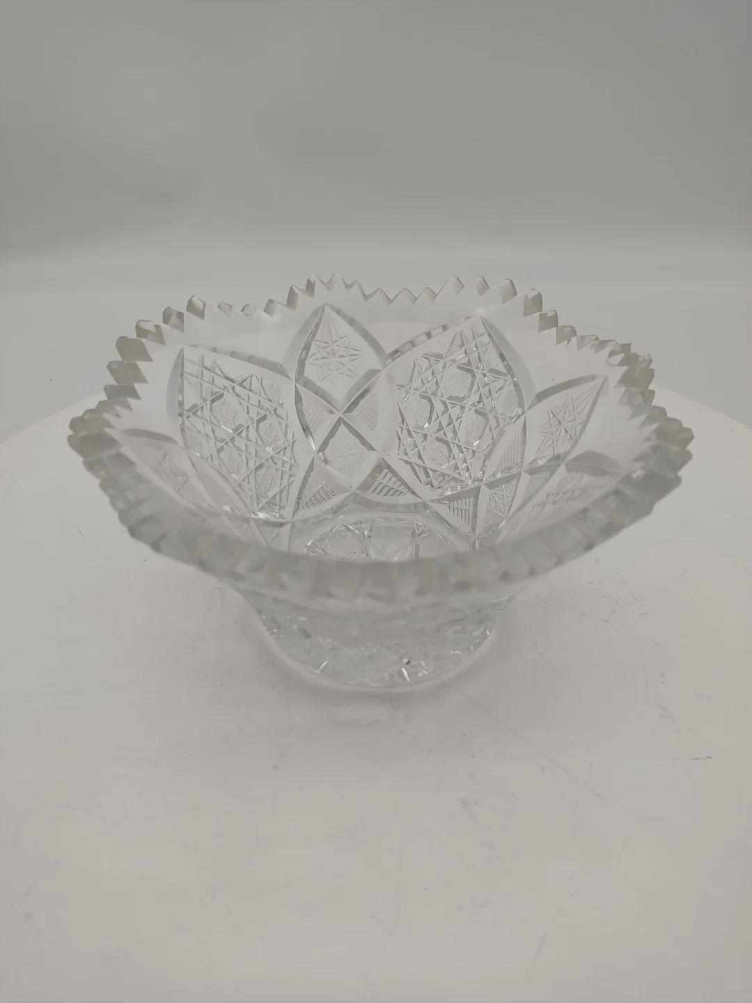Bleikristall Schale D/16 cm, feiner Schliff – Bild 1
