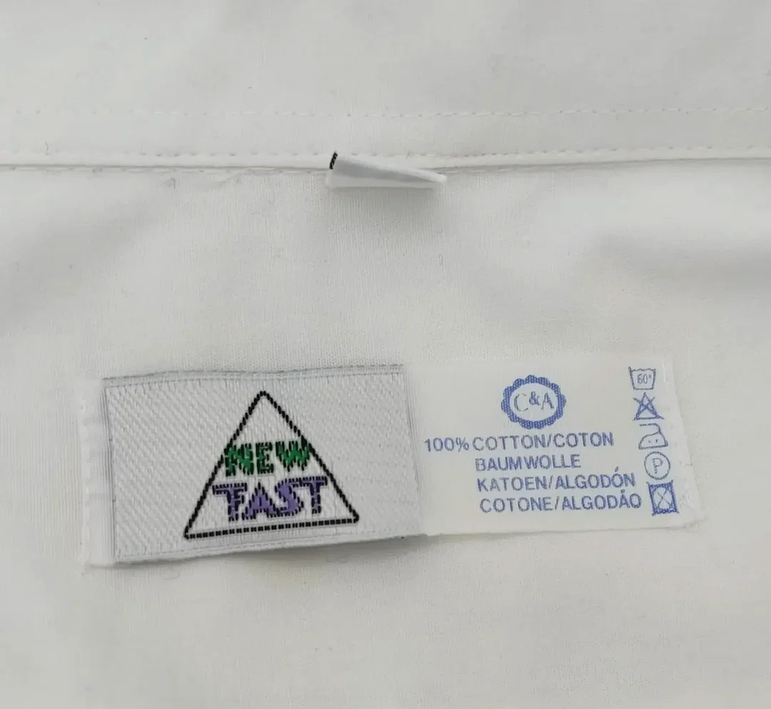 C&A Kurzarm Herrenhemd weiß - XL – Bild 4