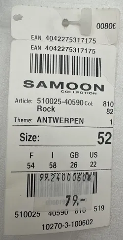 Samoon - Damenrock - Gr. 52 - Bild 3