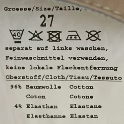 Bugatti Herren Jeans beige Gr. 27 - Bild 5