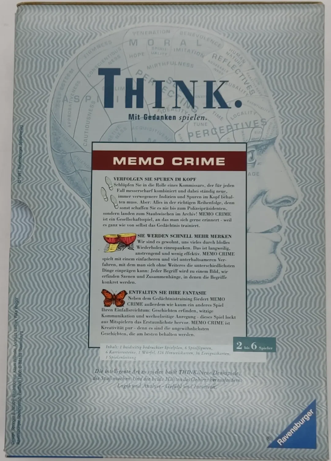 Ravensburger Brettspiel Think. Memo Crime – Bild 3