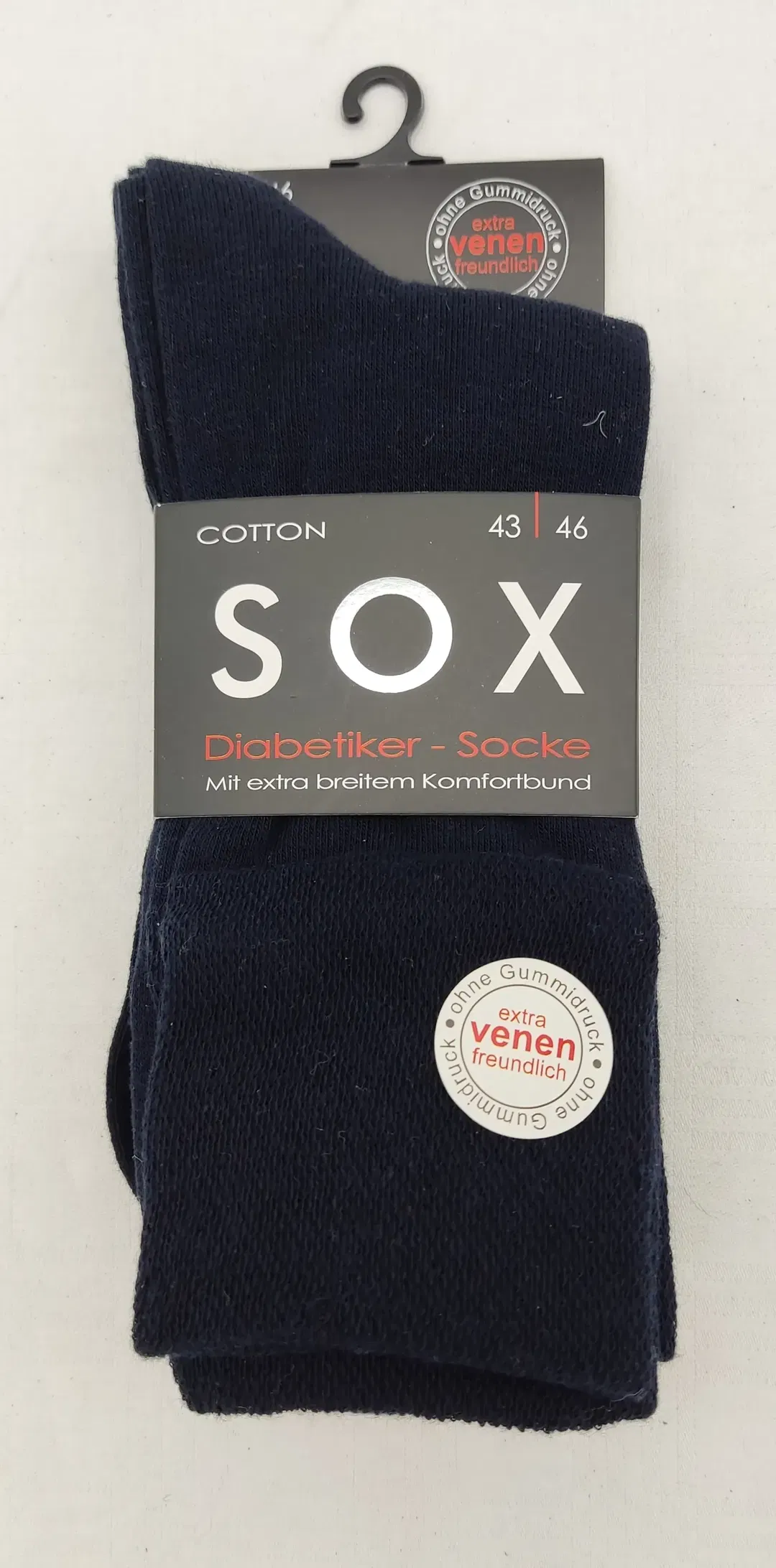 SOX - Diabetiker Socken Gr. 43/46 - Bild 1