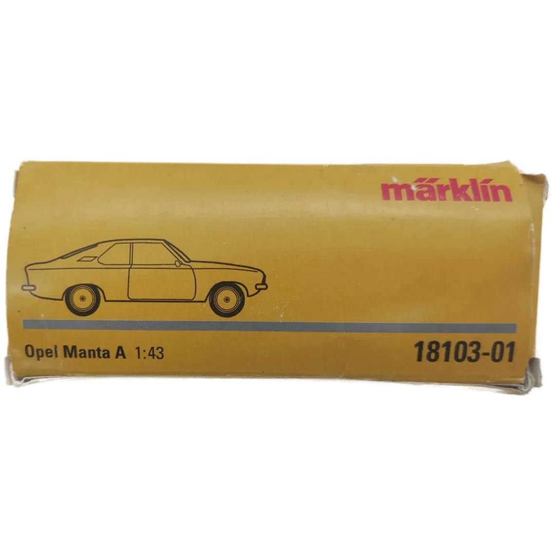 Opel Manta A – Märklin, Nr. 18103-01, Maßstab 1:43, Modellauto in Maisgelb – Bild 6