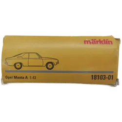 Opel Manta A – Märklin, Nr. 18103-01, Maßstab 1:43, Modellauto in Maisgelb - Bild 6