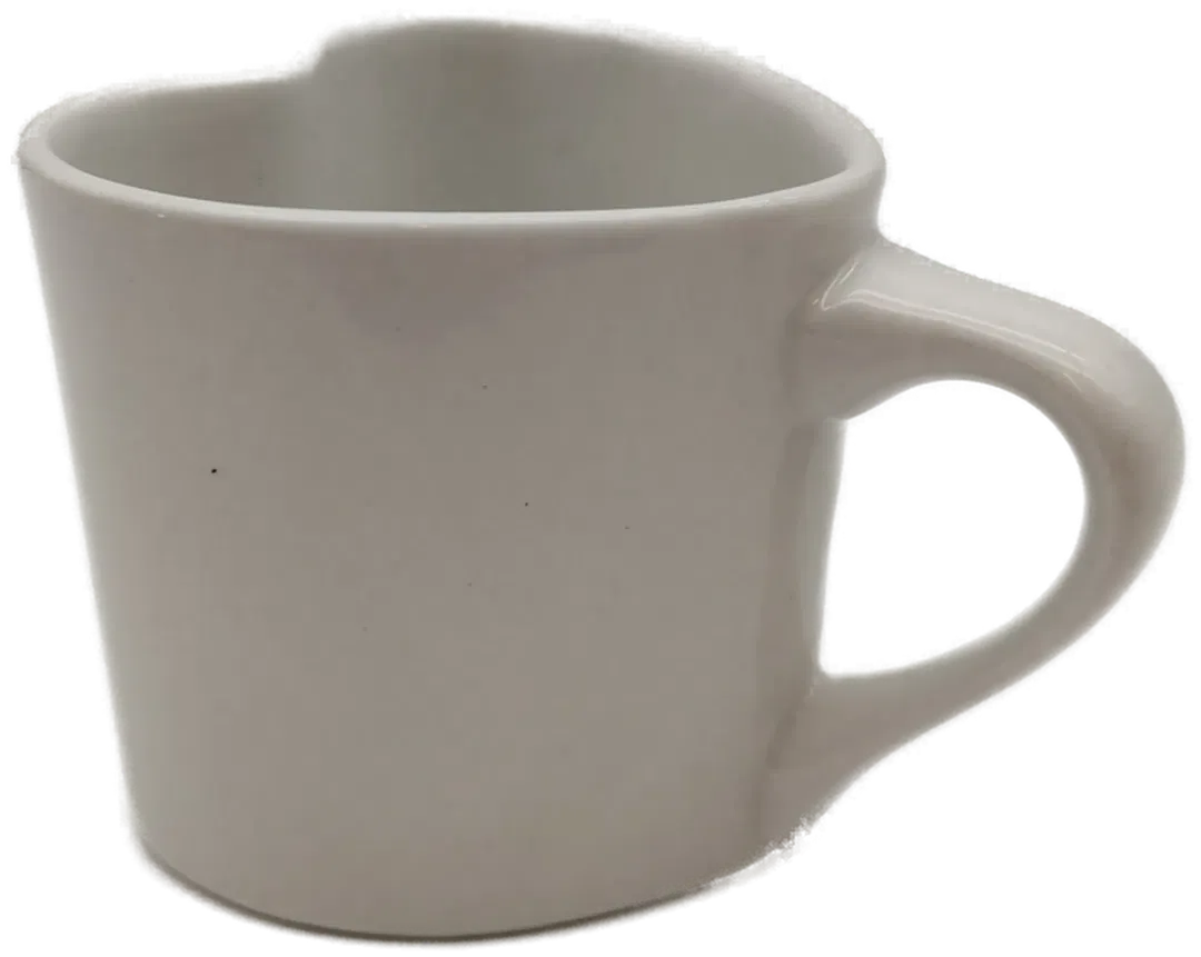 Herzförmiger Keramik Becher - 9cm hoch - Bild 4