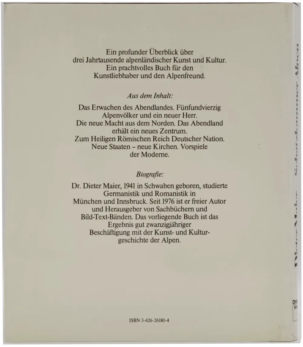 Buch "Schatzkammer Alpen - Drei Jahrtausende Kunst und Kultur" von Dieter Maier – Bild 2