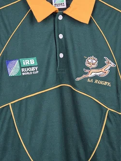 iRB Rugby World Cup Herren Poloshirt, grün - Gr. L  – Vorschau 3