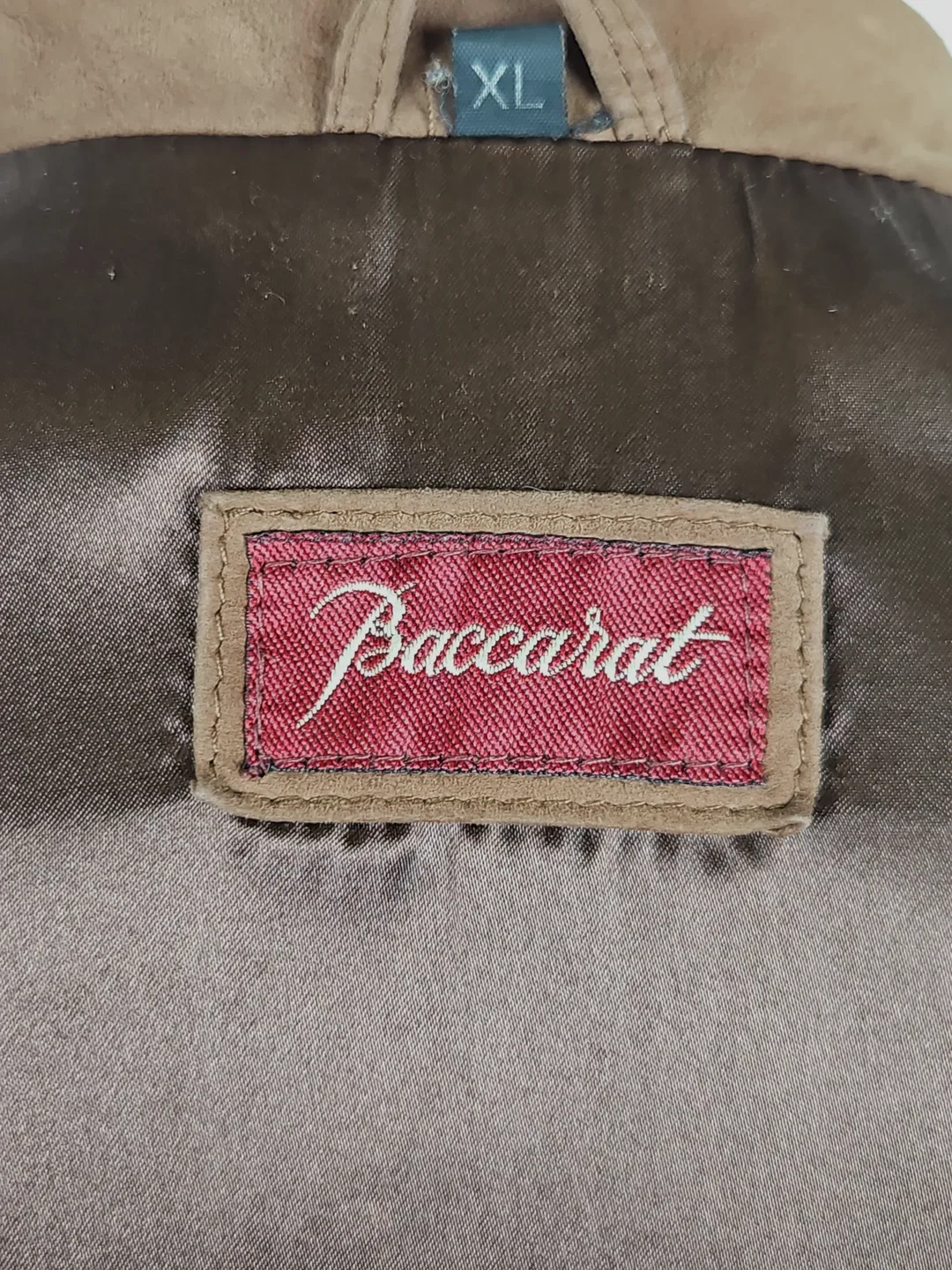 Baccarat Vintage Damen Lederjacke, braun - Gr. XL  – Bild 4