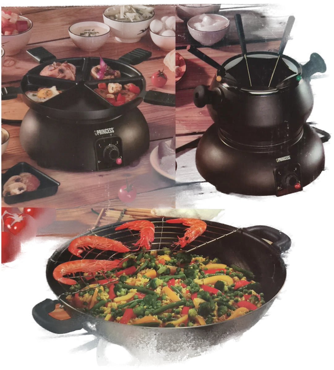 Multifunktionsgerät neuwertig,  Fondue, Wok, Grill, 6 in 1 – Bild 8