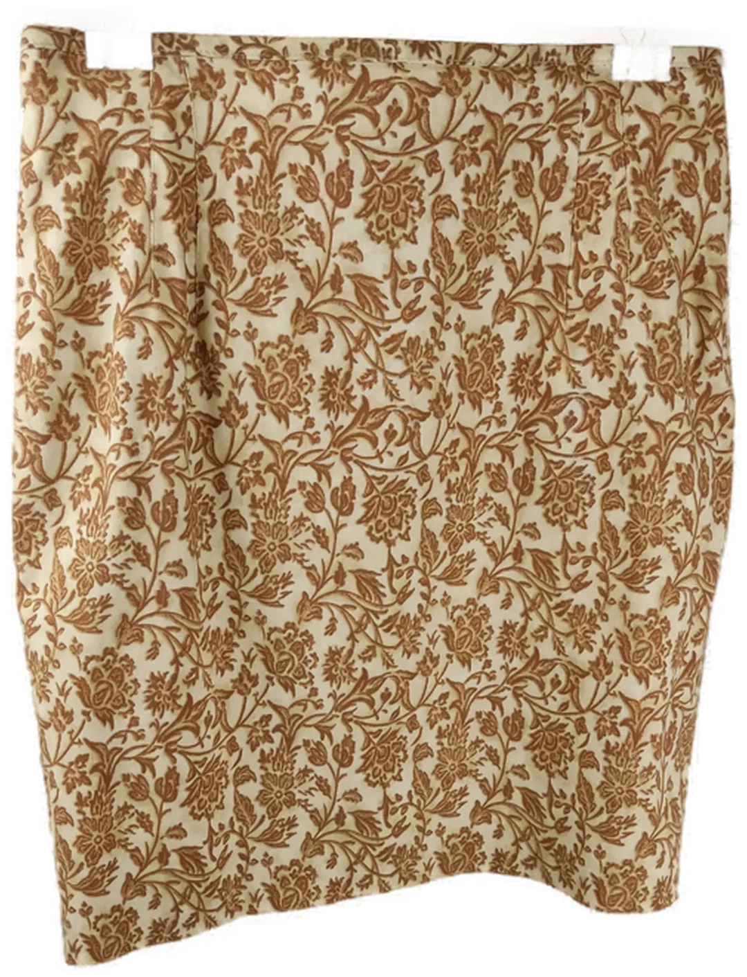 Hirsch Damen Midi Rock hell und dunkelbraun L/40 - Bild 4