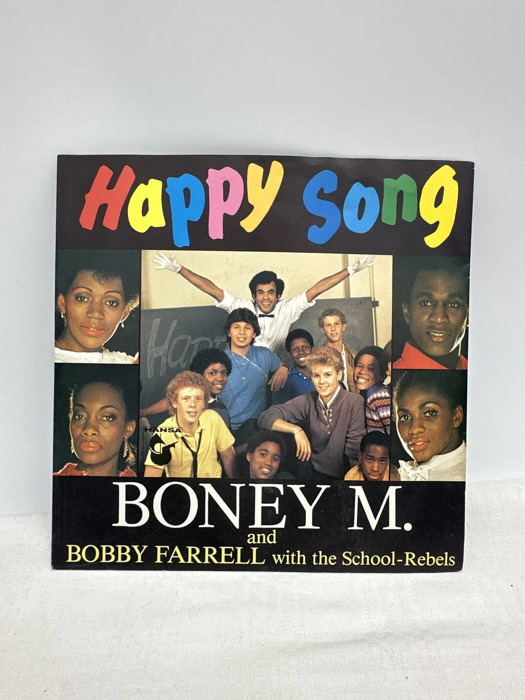 Single langspielplatte - Boney M. and Bobby Farrell with the School-Rebels - Happy Song - Bild 2