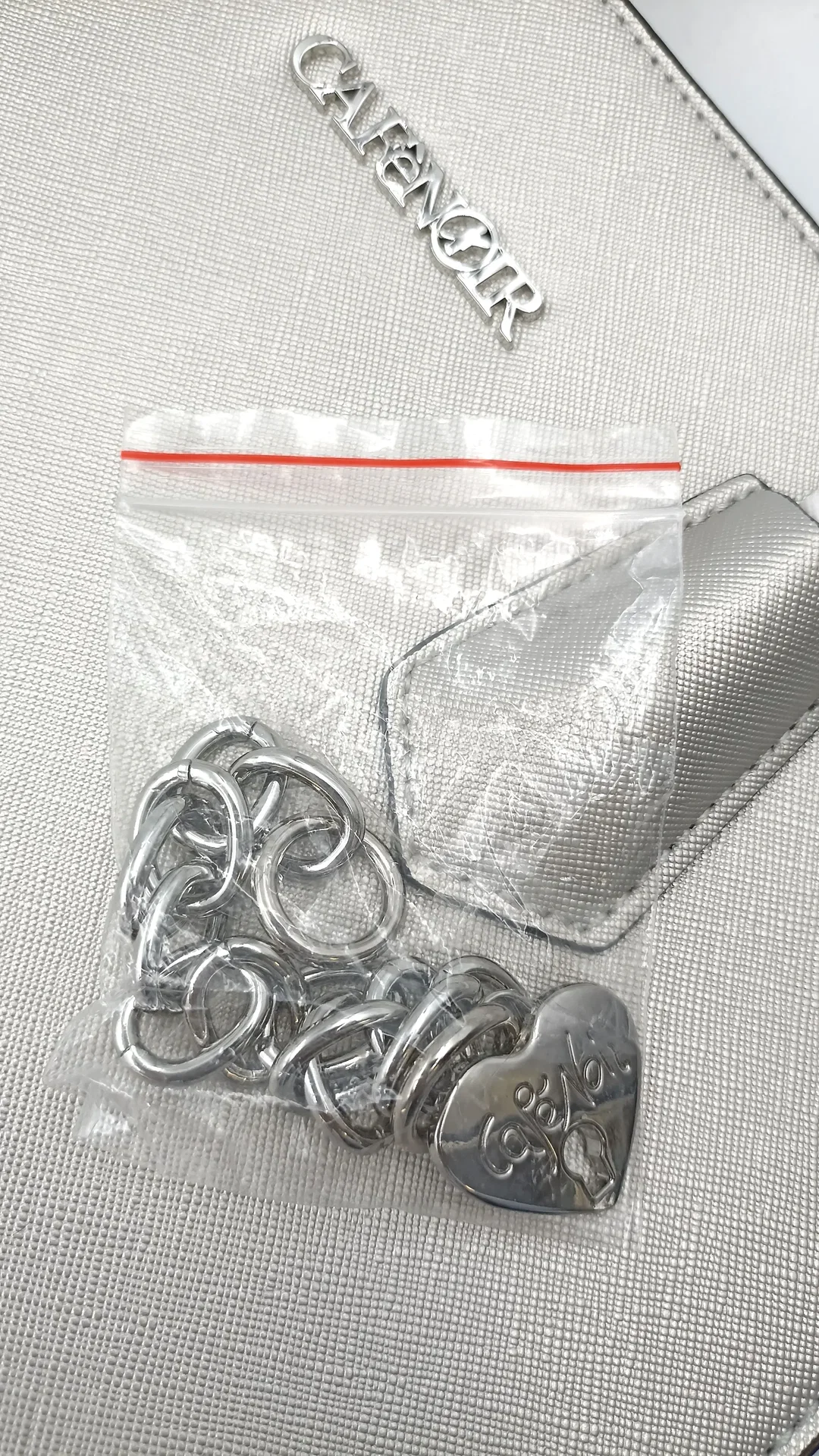 CAFèNOIR Damentasche silber – Bild 5