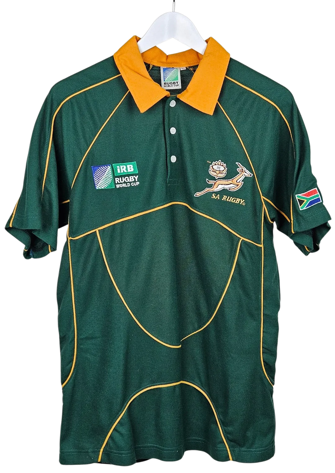 iRB Rugby World Cup Herren Poloshirt, grün - Gr. L  - Bild 4