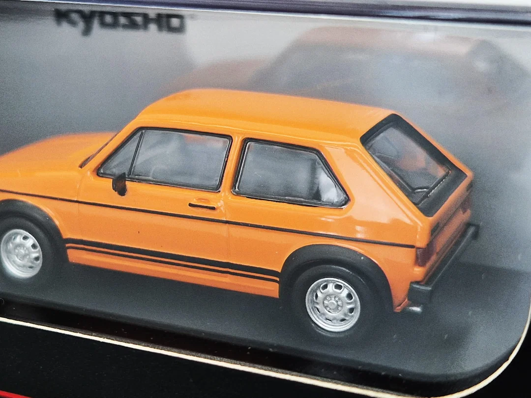 Kyosho Volkswagen Golf GTI (1976) - Orange - 1/64 - OVP (KS07050A8) – Bild 9