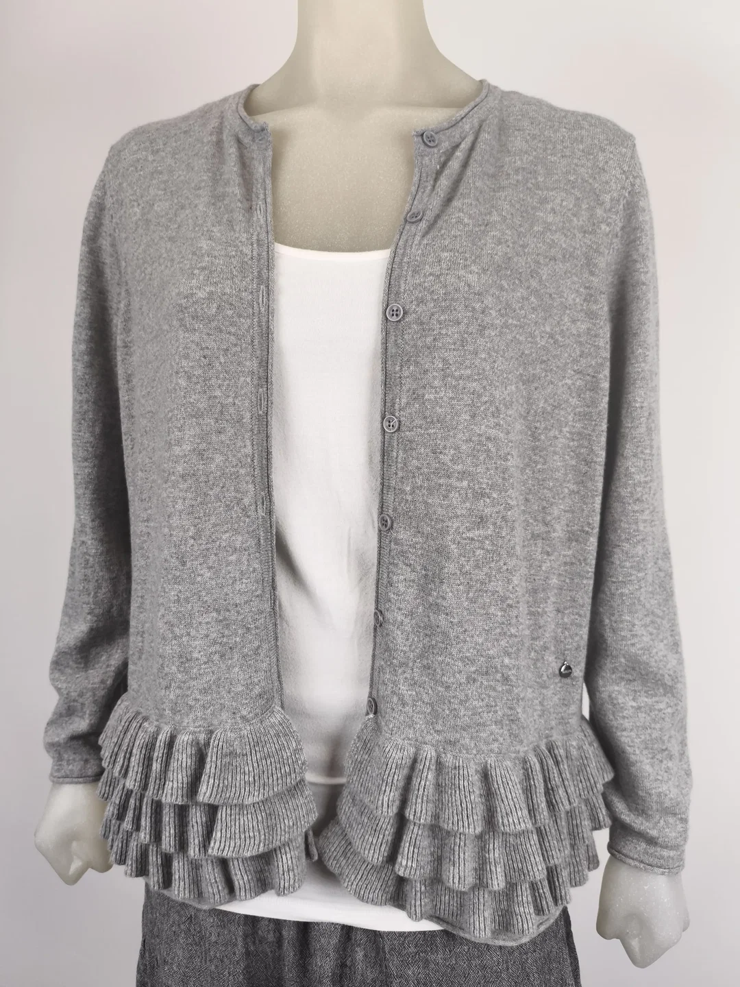 Madeleine, Strickweste Damen, Gr. 44/46, Kaschmir - Bild 4