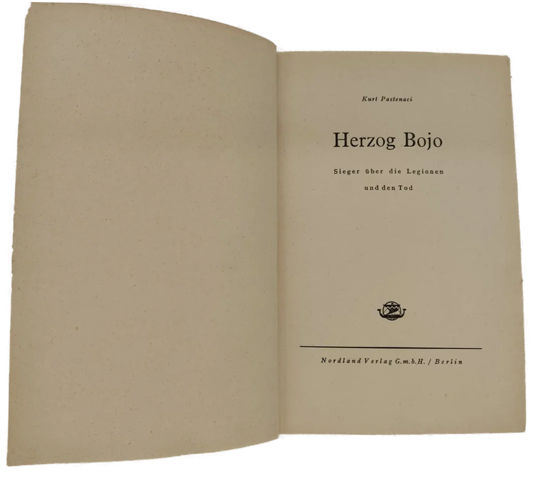 Buch "Herzog Bojo" von Kurt Pastenaci 1939 – Bild 4