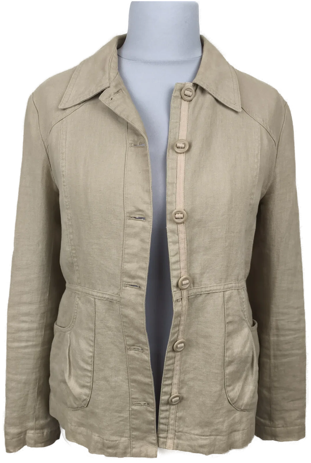 H&M, Leinenjacke, Blazer, Gr. 38 - Bild 1