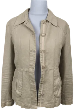 H&M, Leinenjacke, Blazer, Gr. 38 - Bild 1