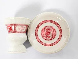  Rüdesheimer Kaffee Tasse mit Untertasse Set 12-teilig Heinrich Porzellan  - Bild 3