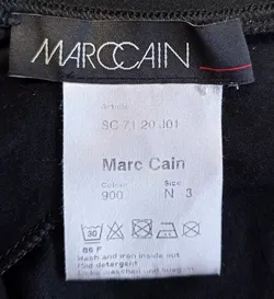 Marc Cain Damen Midirock schwarz in Gr. M - Bild 3