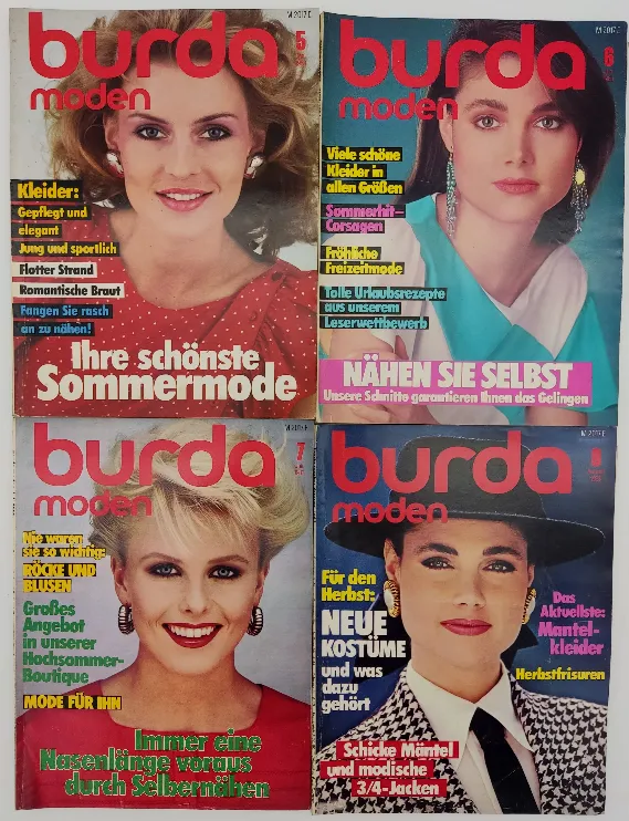 Burda Modezeitschrift 12 Hefte 1983 – Bild 2