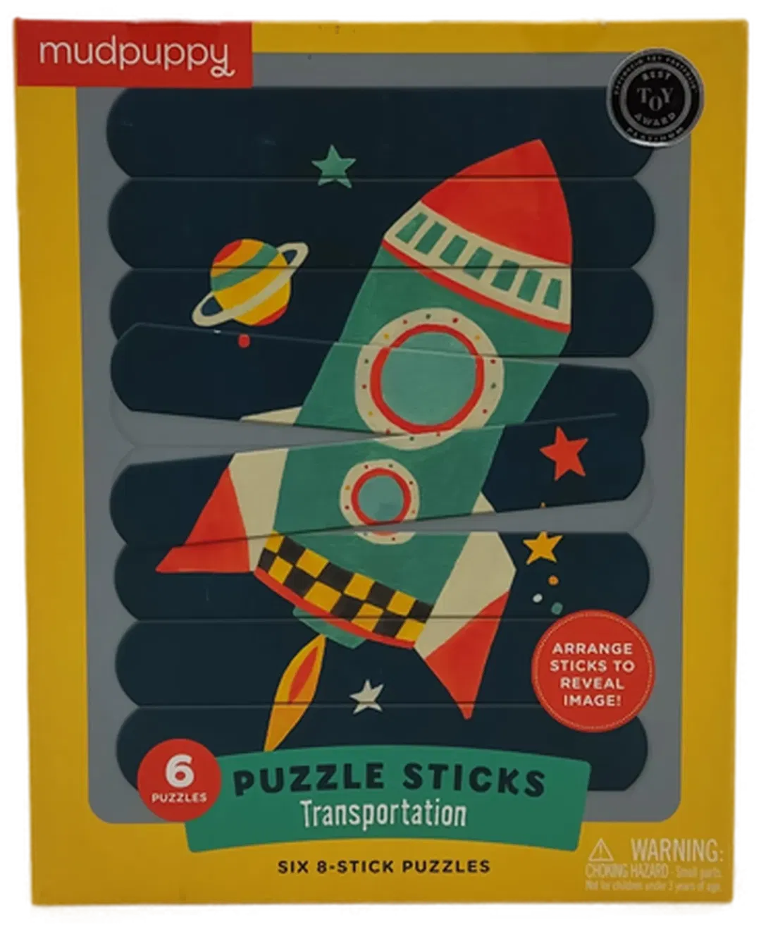 Mudpuppy Transportation Puzzle Sticks 3-6 Jahre - Bild 1