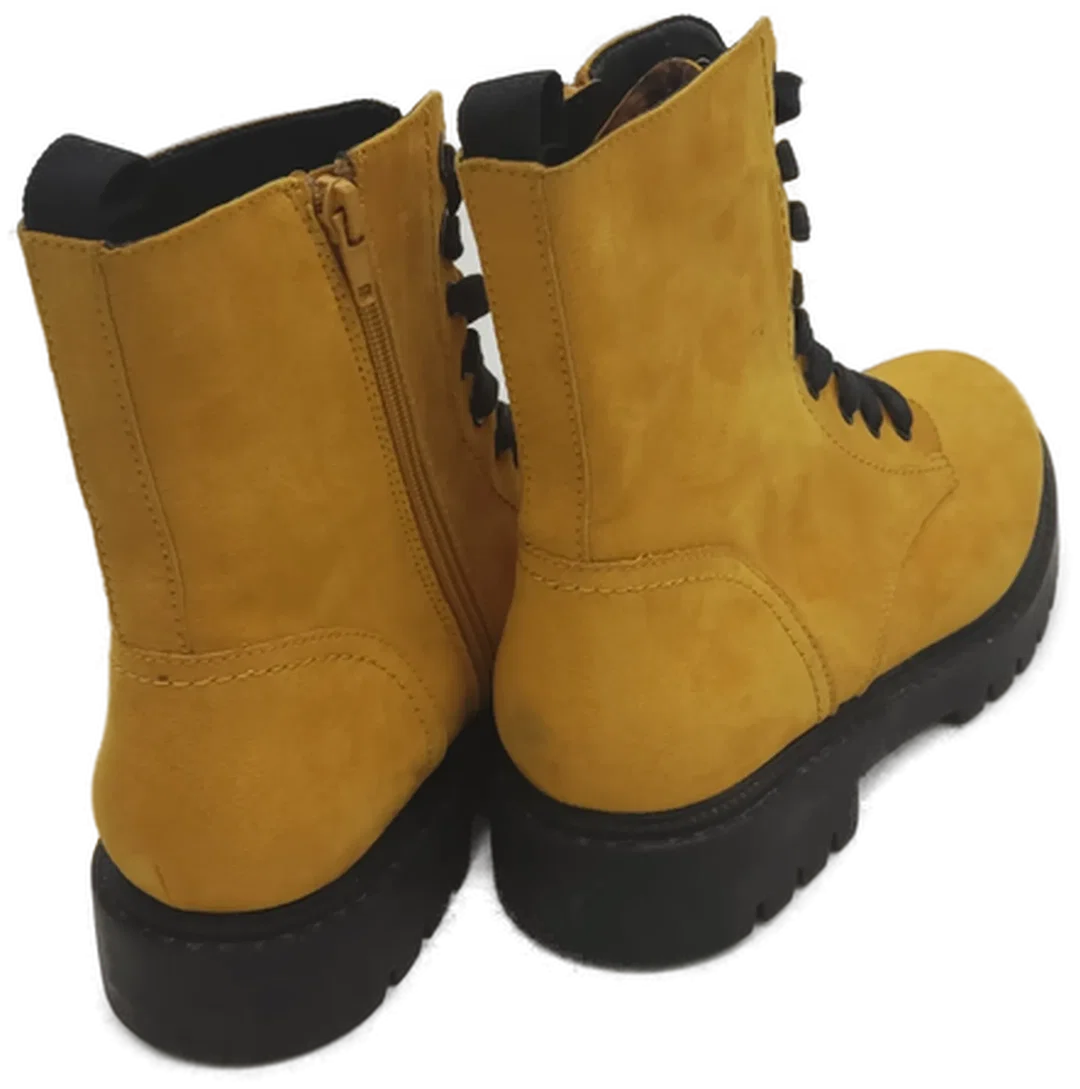 Craceland-Schnürboots in gelb, Gr: 41 – Bild 3