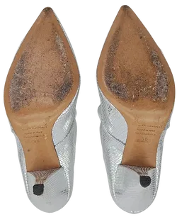 ISABEL MARANT Damen Stiefeletten, silber - Gr. 36 - Bild 5
