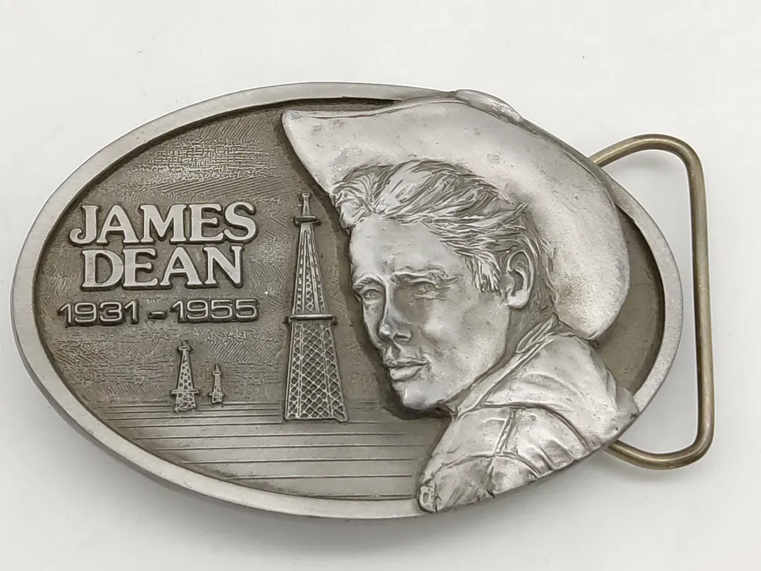 JAMES DEAN Gürtelschnalle. Limited Edition 1991. Silber - Bild 4