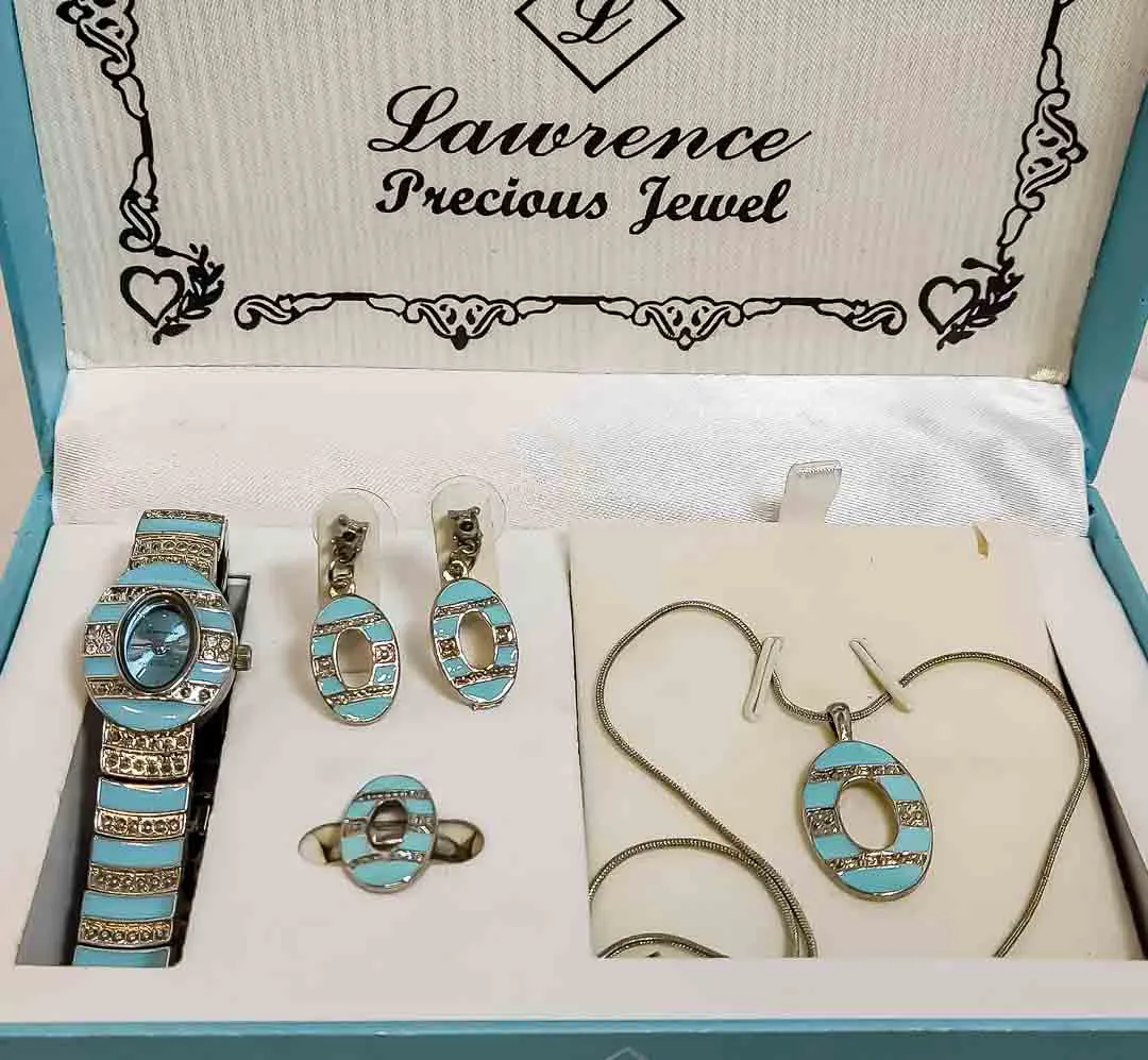 Lawrence Precious Jewel Schmuckset mit Uhr, Kette, Ohrringen & Ring - Bild 4