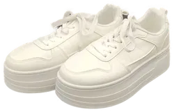 Plateauschuhe weiß Gr. 39 - Bild 1