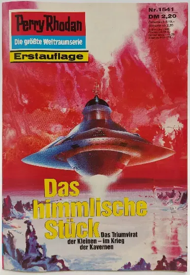 Romanheft Perry Rhodan Das himmlische Stück Erstauflage Nr.1541 - Bild 2