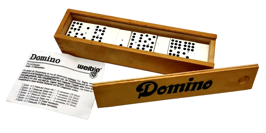 Vintage Domino - Gesellschaftsspiel, weible Spiele - Bild 4