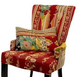 Kare Design - Ohrensessel Patchwork Red - Bild 3