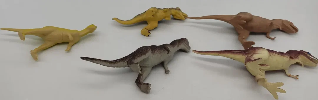 Dinosaurier Figuren 2 Beiner Konvolut 5 Stück – Bild 5