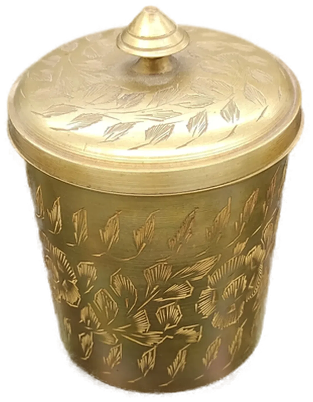 Orientalisches Tee/Mokka Kovolut 4 teilig aus Messing mit Gravur – Bild 4