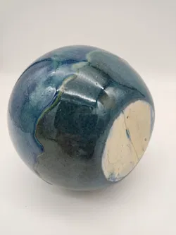 Kugelförmige Tischvase aus Ton - Bild 4