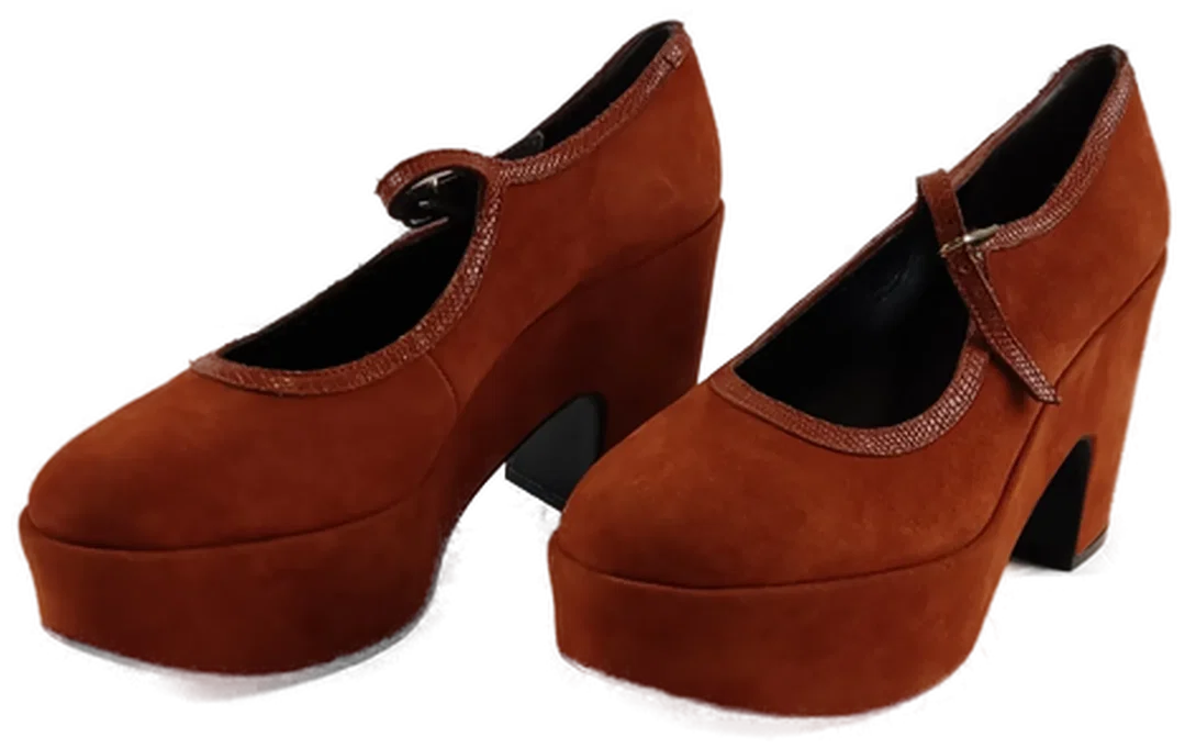 Robert Clergerie Schuhe mit Blockabsatz  – Bild 2