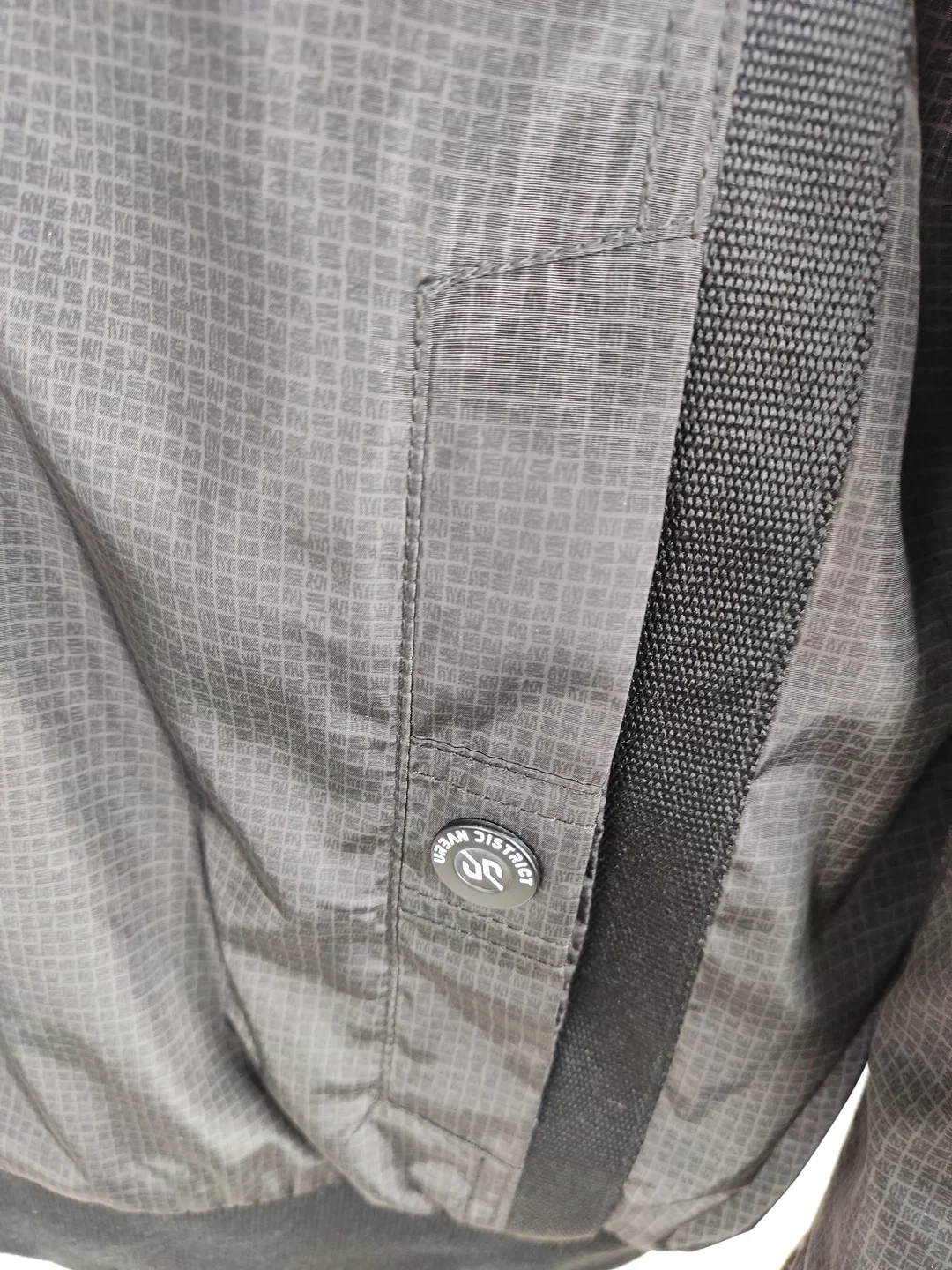 Jacke "Urbndist-Angelo Litrico", langarm mit Stehrkagen, schwarz mit Taschen, Größe XXL (geschätzt) – Bild 3