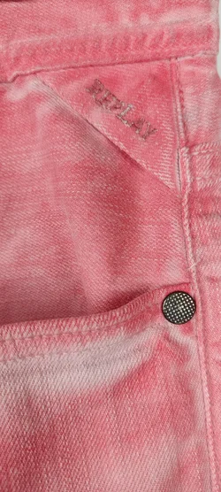 Replay Jeans-Bermuda Herren Rosaton | Premium-Marke - Bild 4