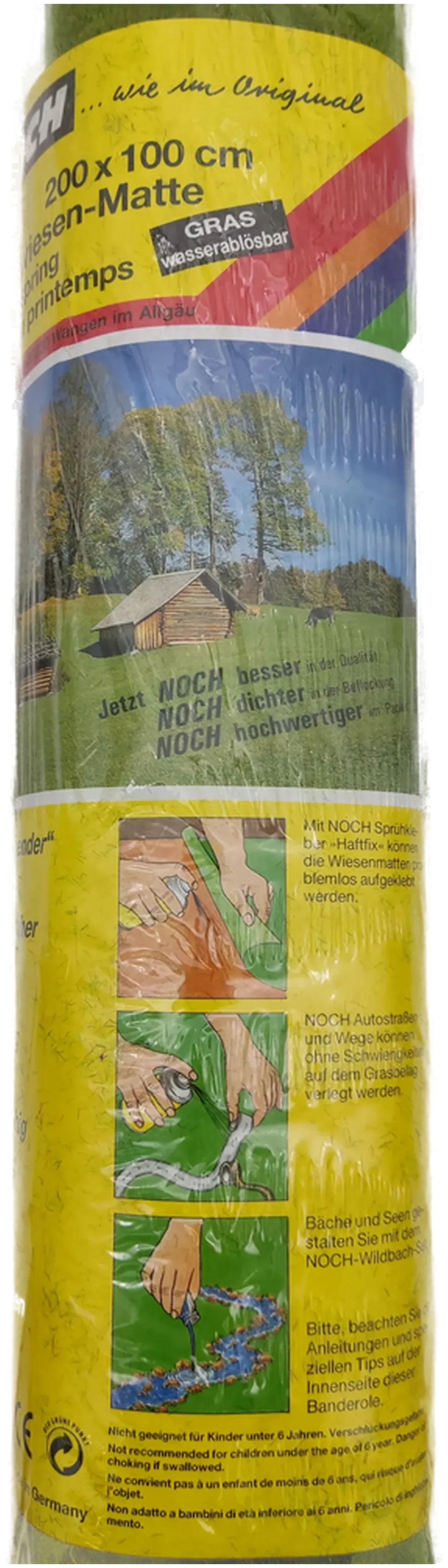 Noch Frühlingswiesen-Matte grün Modellbahn – Bild 3