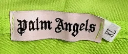 Palm Angels Unisex Hoodie mit Logo neongrün Gr. XL - Bild 4