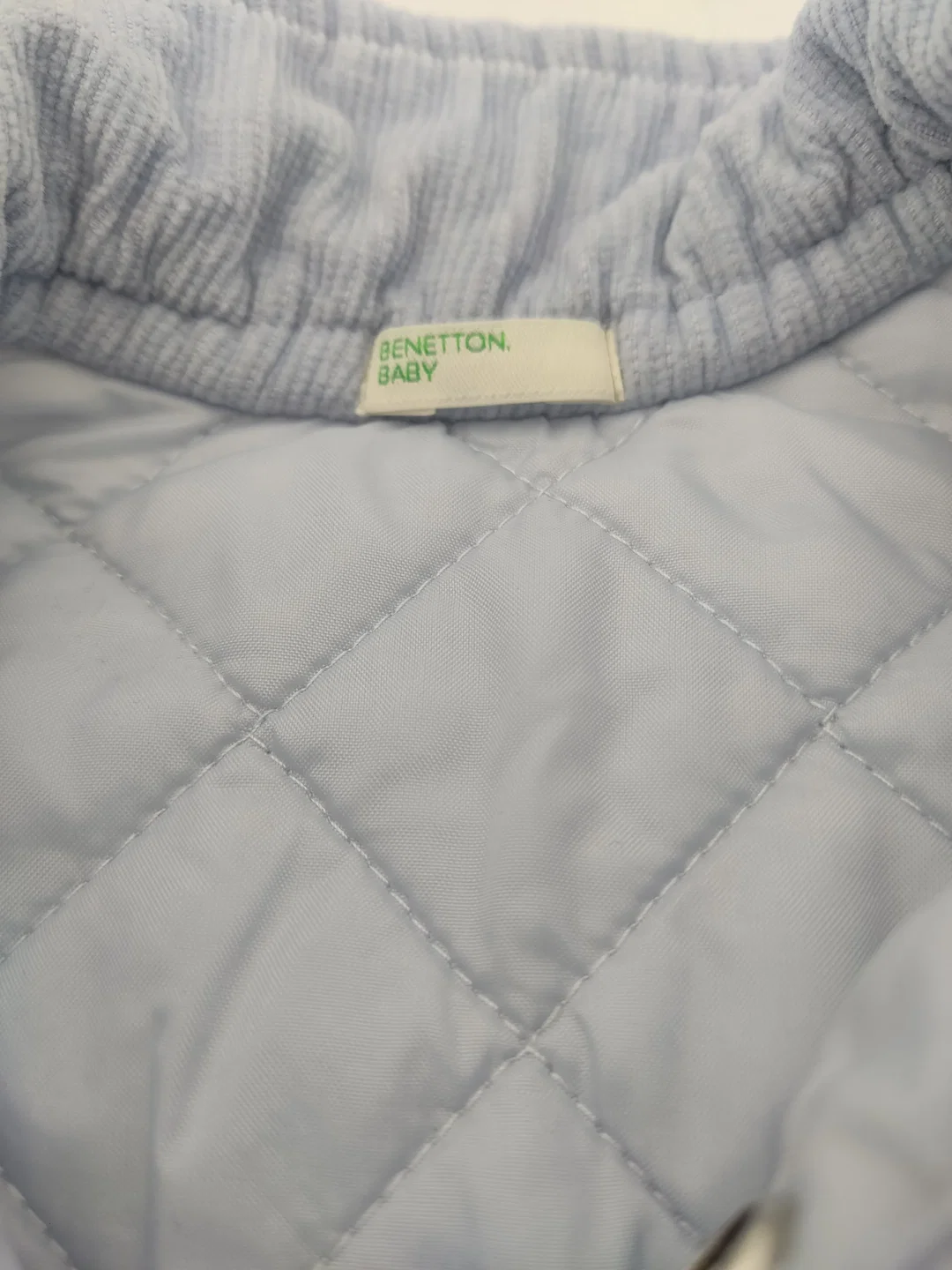Benetton Baby Jacke hellblau Gr. 74 – Bild 3