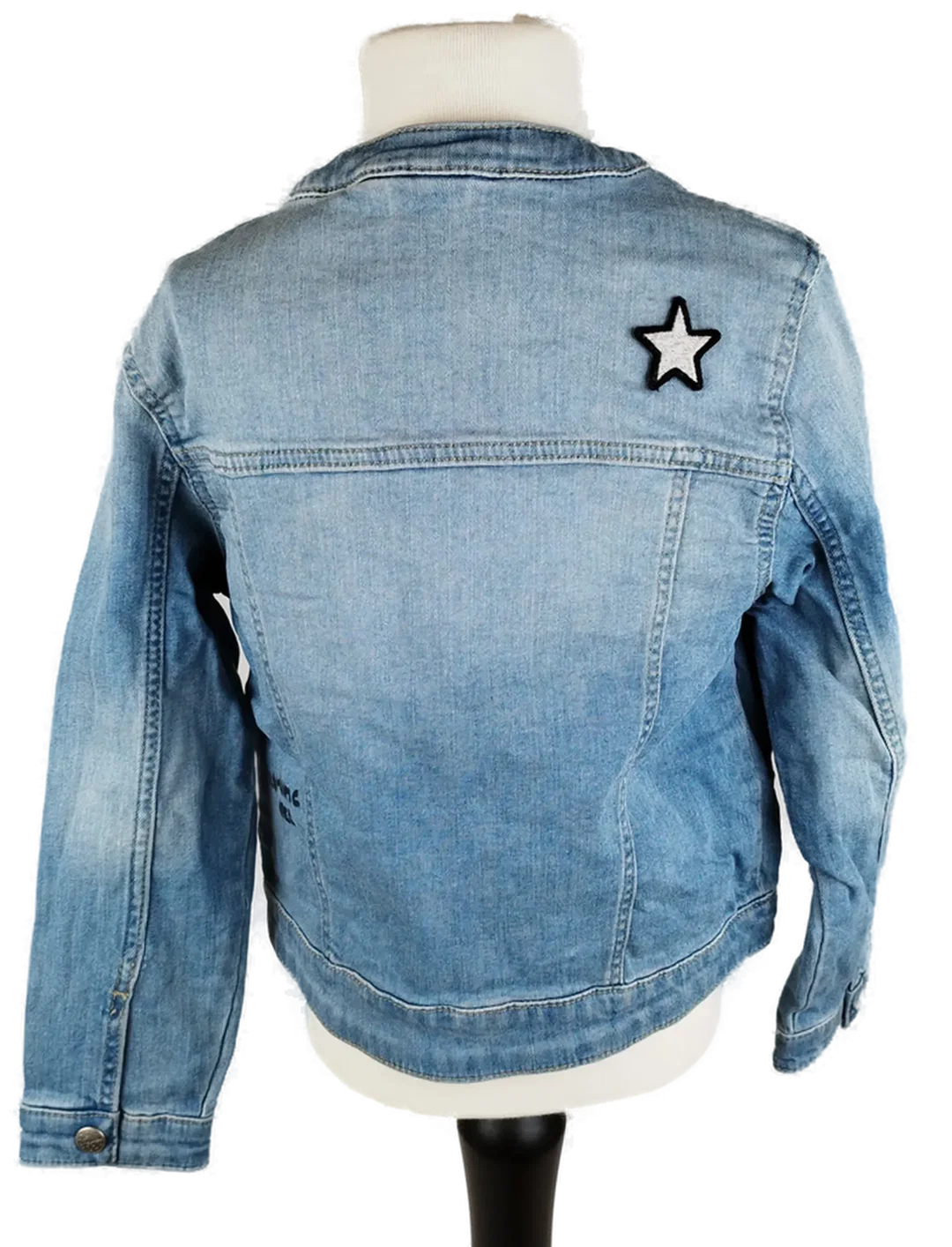 C&A Girls Jeans Jeansjacke - Gr. 122 / 98% Baumwolle – Bild 3
