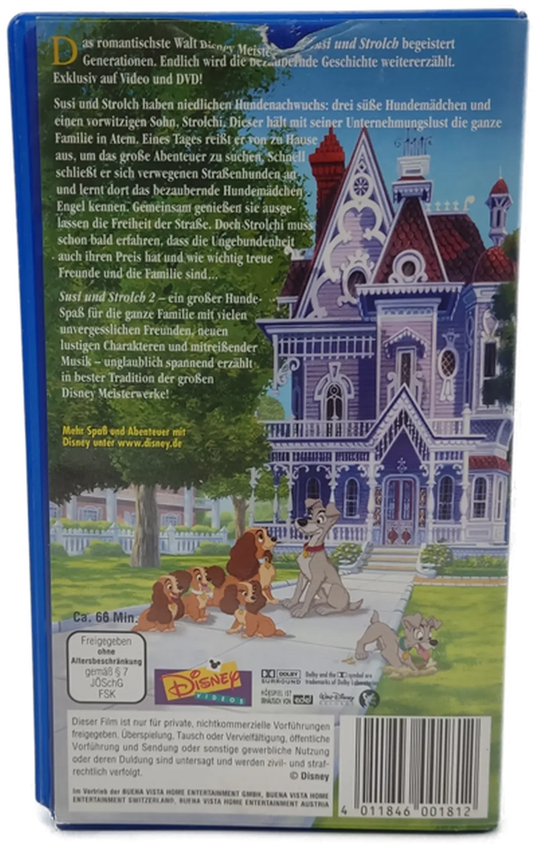 VHS "Walt Disney - Susi und Strolch 2" – Bild 2