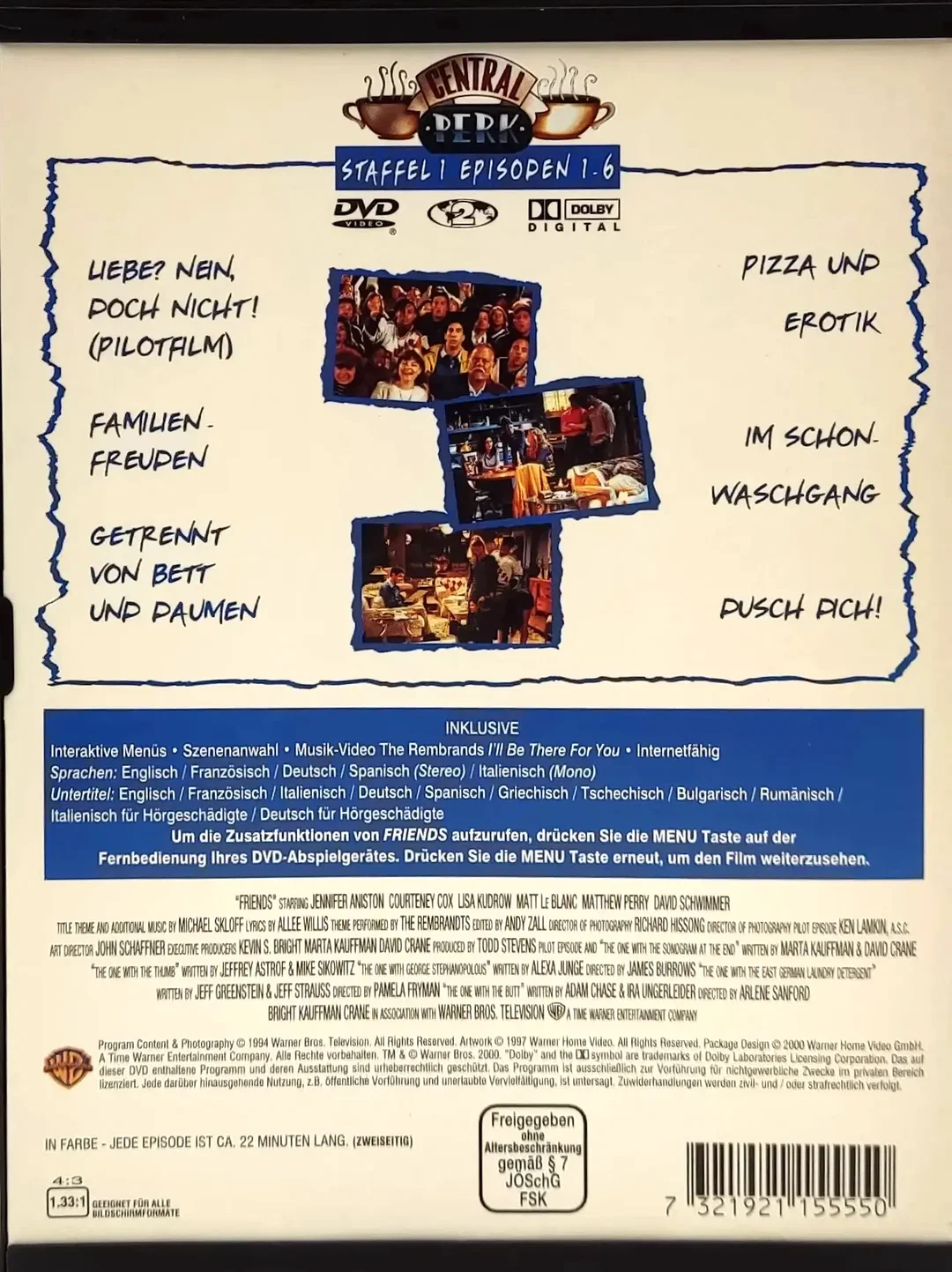 DVD "Friends Staffel 1"  – Bild 2