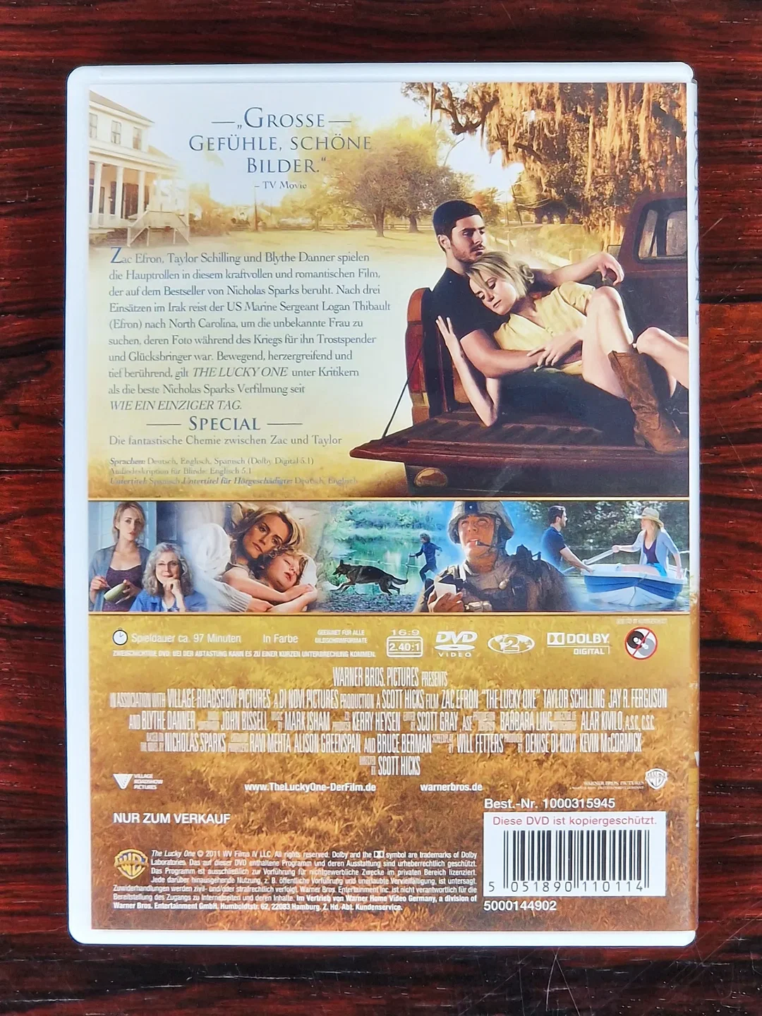 The Lucky One - Für immer der Deine - Film - DVD – Bild 2