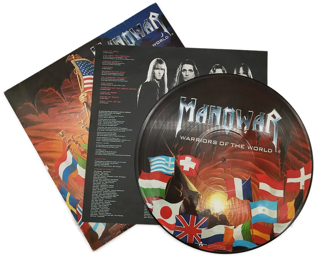 Vinyl LP Manowar Warriors Of The World-Limited Picture Disc Edition (2002) | Sammlerstück - Bild 2