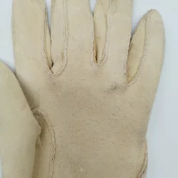 Antiquarische Handschuhe - creme-weiß / ca. 22cm größ - Bild 5